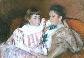 Mary Cassatt Louisine Havemeyer and her daughter Electra china oil painting image